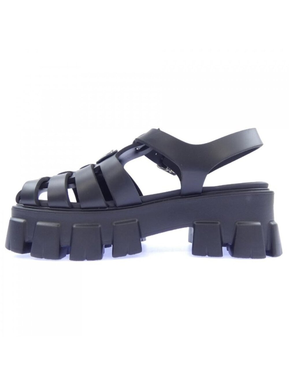 Prada Monolith Ruba Sandals Triangle Logo - Picture 2 of 6
